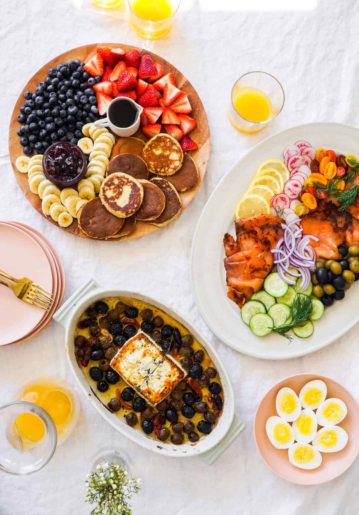 Ultimate Pesach Breakfast Spread Tomatoes